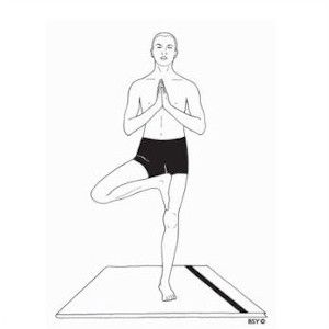 Yoga para Ansiedad Eka Pada Pranamasana
