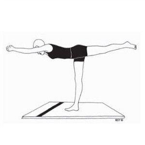 Yoga para la ansiedad Eka Padasana
