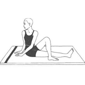 Yoga para la ansiedad Meru Wakrasana