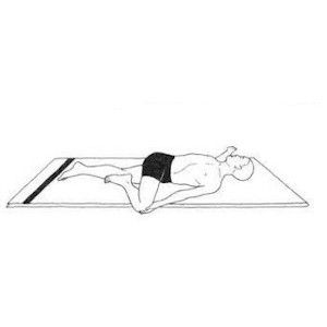 Yoga para la ansiedad Shava Udarakarshanasana